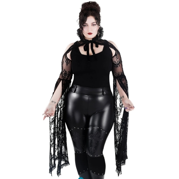 Killstar In Exile Lace Bolero💀Goth/Victorian💀 - Picture 4 of 6
